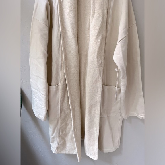 🤍MATE THE LABEL ORGANIC FLEECE CARDIGAN BONE M/L XL/XXL - Picture 8 of 8